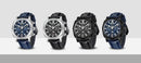 Benyar 5205 New Fashionable 43mm Luminous Dial Men's Quartz Wristwatch Chronograph 50m Waterproof Men's Watch Masculino
