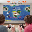HY 300 Plus Remote Control Projector Interactive Retro Overhead Advertising Tablet Karaoke 4k Video Game Console 720p