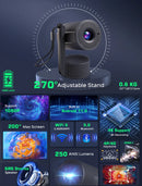 Full HD Home Theater Mini Video 1080P 720P 4k Rechargeable Smart Lcd Led Movie Android 12 Wifi Projectors with Built in Battery