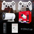 HY 300 Plus Remote Control Projector Interactive Retro Overhead Advertising Tablet Karaoke 4k Video Game Console 720p