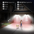 Solar Security Wall Light – 5-Head Motion Sensor Floodlight (IP65 Weatherproof)