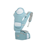 Advanced Multi-function 6-in-1 Hip Seat Ring Sling Backpack Bag Ergonomic Infant Wrap Baby Carrier
