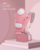 Advanced Multi-function 6-in-1 Hip Seat Ring Sling Backpack Bag Ergonomic Infant Wrap Baby Carrier