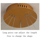 Modern Luxury Hanging Lamp Lighting Fixtures Led Decorative Ceiling Chandelier Pendent Light Modern